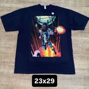 Nickystees boba fett navy men’s large
